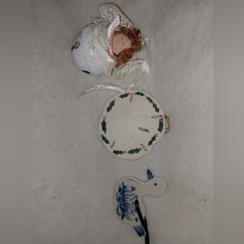 3 random Vintage Christmas Ornaments